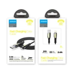Cablu de date Joyroom S-2030K6 Mermaid seria tip lightning 2.4A 2m-negru