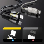 Cablu de date Joyroom S-2030K6 Mermaid seria tip lightning 2.4A 2m-negru