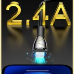 Cablu de date Joyroom S-2030K6 Mermaid seria tip lightning 2.4A 2m-negru