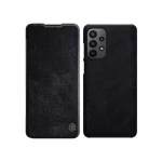Husa Flip Cover Book Premium Nillkin Qin, Compatibila Cu Samsung Galaxy A23, Piele Ecologica, Negru