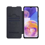 Husa Flip Cover Book Premium Nillkin Qin, Compatibila Cu Samsung Galaxy A23, Piele Ecologica, Negru