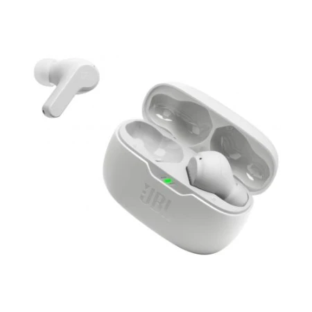 Casti wireless JBL - Vibe Beam, TWS, alb
