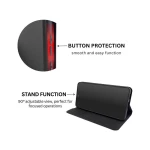 Husa de protectie tip carte Cento Soho compatibila cu Samsung Galaxy A55 Negru Premium, Inchidere magnetica, Protectie Sporita, Anti soc, Anti zgarieturi, Functie de stand
