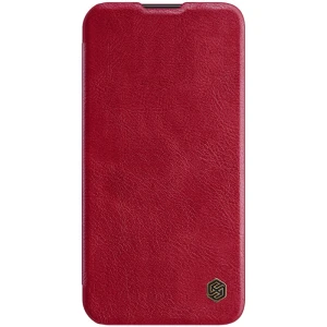 Husa tip carte Nillkin Qin Pro, pentru iPhone 13, rosu