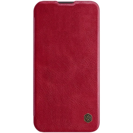 Husa tip carte Nillkin Qin Pro, pentru iPhone 13, rosu