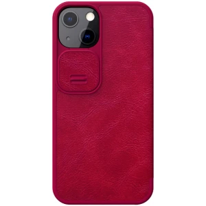 Husa tip carte Nillkin Qin Pro, pentru iPhone 13, rosu