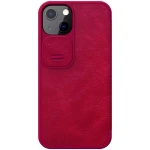 Husa tip carte Nillkin Qin Pro, pentru iPhone 13, rosu