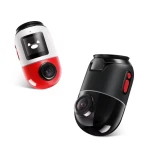 Camera video auto 70Mai Omni X200, filmare 360⁰, 128GB, detectie AI miscare, GPS&ADAS, control vocal (Rosu)