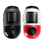 Camera video auto 70Mai Omni X200, filmare 360⁰, 128GB, detectie AI miscare, GPS&ADAS, control vocal (Rosu)