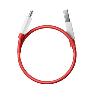 Cablu Date si Incarcare OnePlus DL129, USB la USB-C, 100W, 10A, 480 Mbps, 1m, Rosu