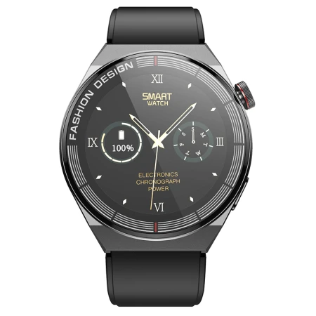 Ceas Smartwatch Borofone BD2, 1.28" Touch, Notificari Apeluri si Mesaje, Ritm Cardiac, Control Muzical, Monitorizare fitness, Monitorizare somn, Incarcare wireless, Protectie apa IP68, Negru
