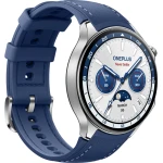 Ceas smartwatch OnePlus Watch 2, 46mm, GPS, NFC, Bluetooth, Wi-Fi, Nordic Blue Edition