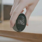 Aparat de masurat Xiaomi, Electric, 8 functii, Pe baterii, 200 mAh, Negru, Alb