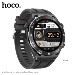 Smartwatch Hoco Y16 negru cu functie de apelare