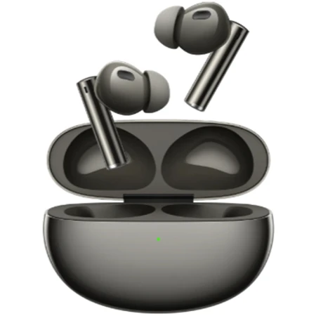 Casti In-Ear Realme Buds Air 6 Pro, Bluetooth, ANC, Spatial Audio, Dynamic Bass, Carcasa de incarcare, Black