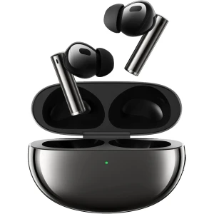 Casti In-Ear Realme Buds Air 5 Pro, Bluetooth, ANC, Spatial Audio, Bass Boost, Carcasa de incarcare, Astral Black
