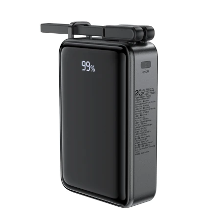 Powerbank Acefast M4, 67W, 20000mAh, USB-C, Negru