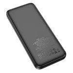 Baterie Externa Hoco Smart (J111), 2x USB, Type-C, 2A, 10000mAh, Black