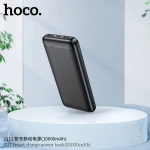 Baterie Externa Hoco Smart (J111), 2x USB, Type-C, 2A, 10000mAh, Black