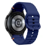 Curea silicon Tech-Protect Silicone Sport compatibila cu Samsung Galaxy Watch 4/5/6/7/FE 40mm Navy Blue