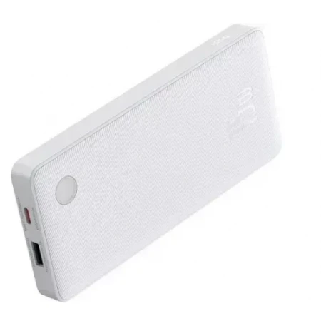 Baterie externa Baseus Airpow Lite, 10000mAh, 15W, 1 x USB, 2 x USB Type-C, total 3A (include cablu 30cm USB la USB Type-C), alb