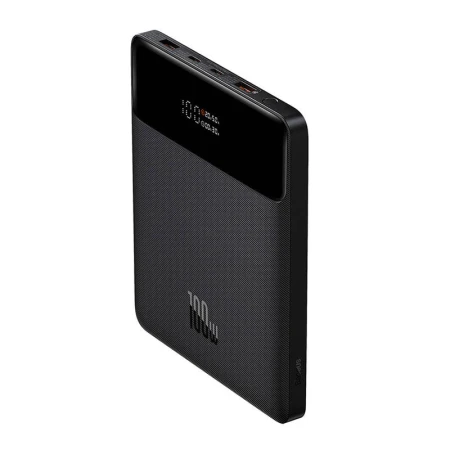 Acumulator extern Baseus Blade High Power, 20000 mAh, 100W, Digital Display, Incarcare rapida, 2x USB-A, 2x USB-C, cablu USB-C inclus, Negru