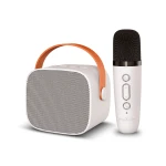 Microfon karaoke pentru copii si adulti, difuzor portabil, Bluetooth Maxlife MXKS-100 alb