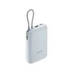 Power bank Xiaomi 10000mAh cu cablu integrat, albastru deschis