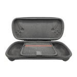 Husa de protectie pentru PlayStation Portal Remote Player, Rqiurpn®, rezistent la apa, coaja tare, usor de purtat, Negru