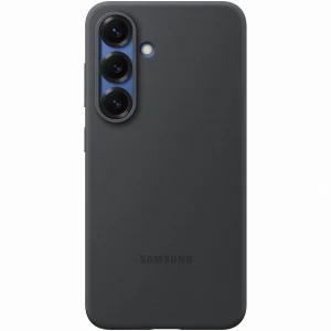 Husa de protectie Samsung Silicone Case pentru Galaxy S25, Black