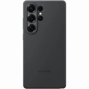 Husa de protectie Samsung Silicone Case pentru Galaxy S25 Ultra, Black