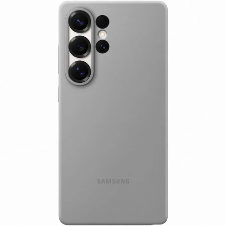 Husa de protectie Samsung Silicone Case pentru Galaxy S25 Ultra, Gray