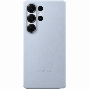 Husa de protectie Samsung Kindsuit Leather Case pentru Galaxy S25 Ultra, Light Blue