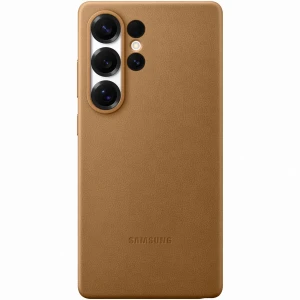 Husa de protectie Samsung Kindsuit Leather Case pentru Galaxy S25 Ultra, Gold
