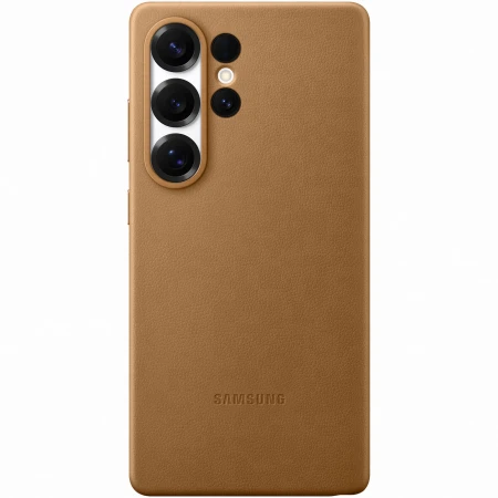 Husa de protectie Samsung Kindsuit Leather Case pentru Galaxy S25 Ultra, Gold