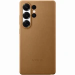 Husa de protectie Samsung Kindsuit Leather Case pentru Galaxy S25 Ultra, Gold