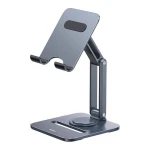 Suport universal tableta Baseus Biaxial Foldable, Ajustabil, Aluminiu, Gri