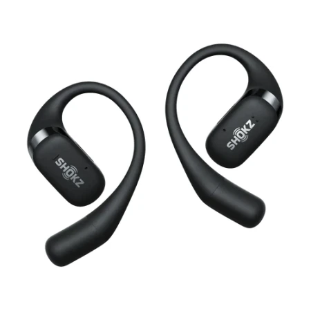 Casti Bluetooth fara fir, Shokz, OpenFit, True Wireless Sport, Negru