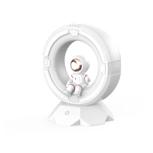 Lampa de veghe pentru copii XO Spaceman Tri-color OZ12, alba