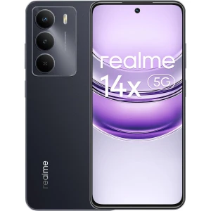 Telefon mobil Realme 14x, 6GB RAM, 128GB, 5G, Carbon Black