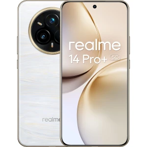 Telefon mobil Realme 14 Pro+, 8GB RAM, 256GB, 5G, Pearl White