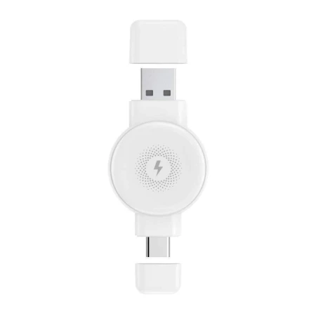 Incarcator portabil Wireless XO pentru Apple/Samsung Watch, CX026, alb