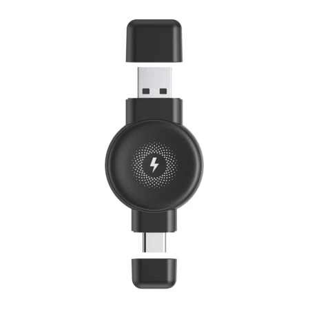 Incarcator postabil Wireless XO pentru Apple/Samsung Watch, CX026, negru