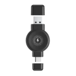 Incarcator postabil Wireless XO pentru Apple/Samsung Watch, CX026, negru