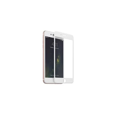 Folie sticla completa 3D,  iPhone 7, white