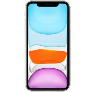 Telefon mobil Apple iPhone 11, 64GB, 4GB RAM, 4G, White + Folie Sticla