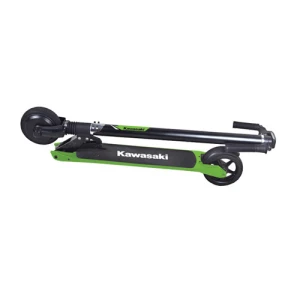 Trotineta Electrica KAWASAKI KX-FS5.5, Autonomie 10 km, Viteza 12 km/h, Putere motor 24V/120W,Culoare Negru cu Verde