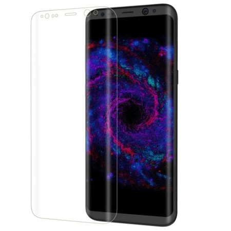 Folie de protectie plastic Full Face pentru Samsung Galaxy S8 Plus, margini curbate, transparenta
