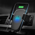 Suport auto cu incarcare rapida Wireless pentru telefon si prindere in grila de ventilatie