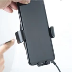 Suport auto cu incarcare rapida Wireless pentru telefon si prindere in grila de ventilatie